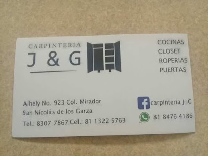 Carpintería J & G en San Nicolás de los Garza